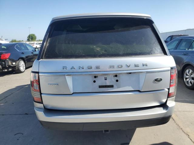 SALGV3TFXFA214698 - 2015 LAND ROVER RANGE ROVE AUTOBIOGRAPHY SILVER photo 6