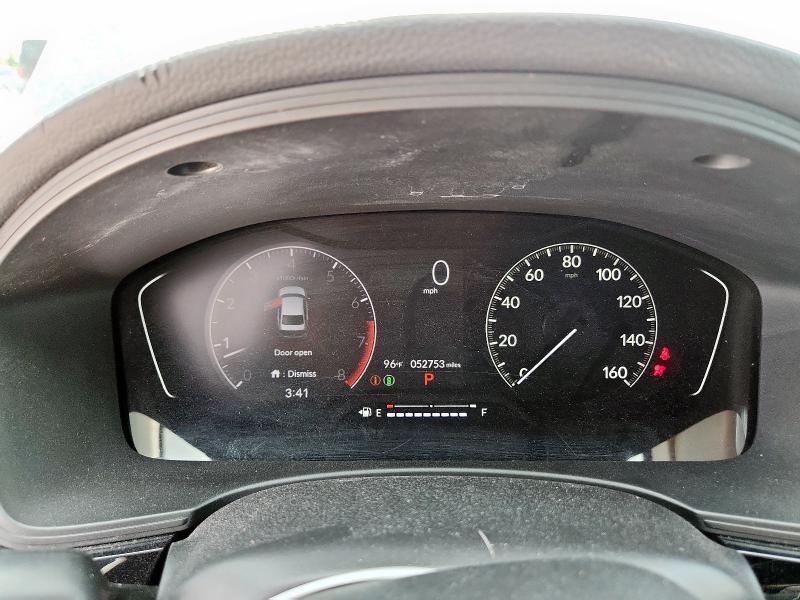 JHMFE1F75NX004497 - 2022 HONDA CIVIC EX BLACK photo 9