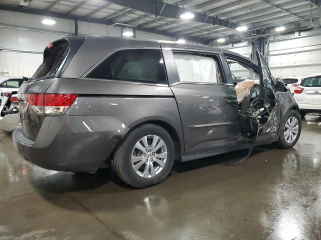 5FNRL5H61HB005130 - 2017 HONDA ODYSSEY EXL GRAY photo 3