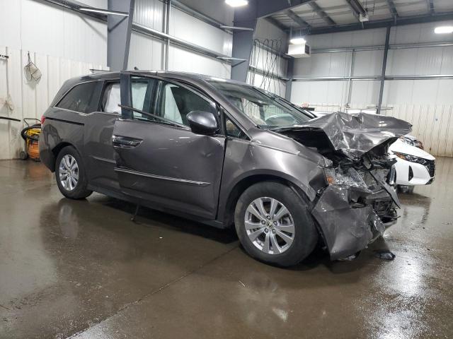 5FNRL5H61HB005130 - 2017 HONDA ODYSSEY EXL GRAY photo 4