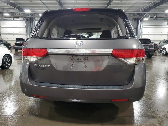 5FNRL5H61HB005130 - 2017 HONDA ODYSSEY EXL GRAY photo 6