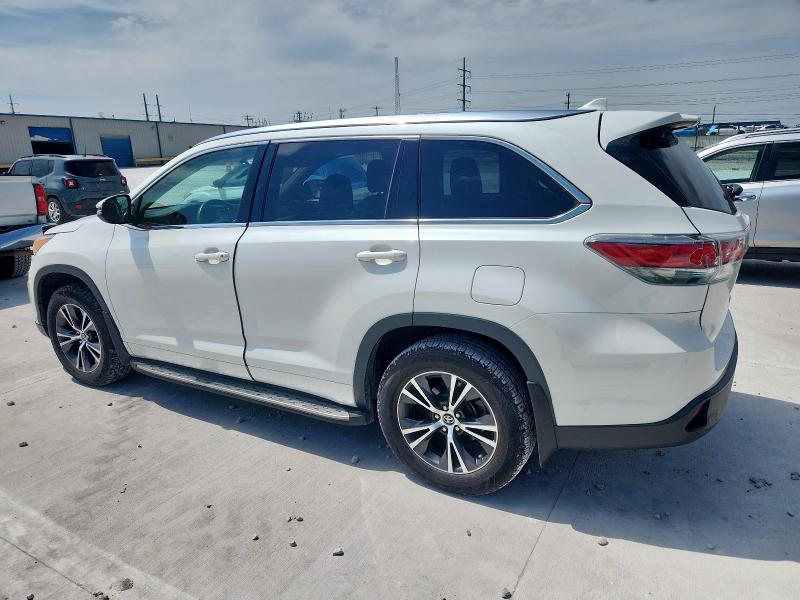 5TDKKRFH7GS159335 - 2016 TOYOTA HIGHLANDER XLE თეთრი ფოტო 2