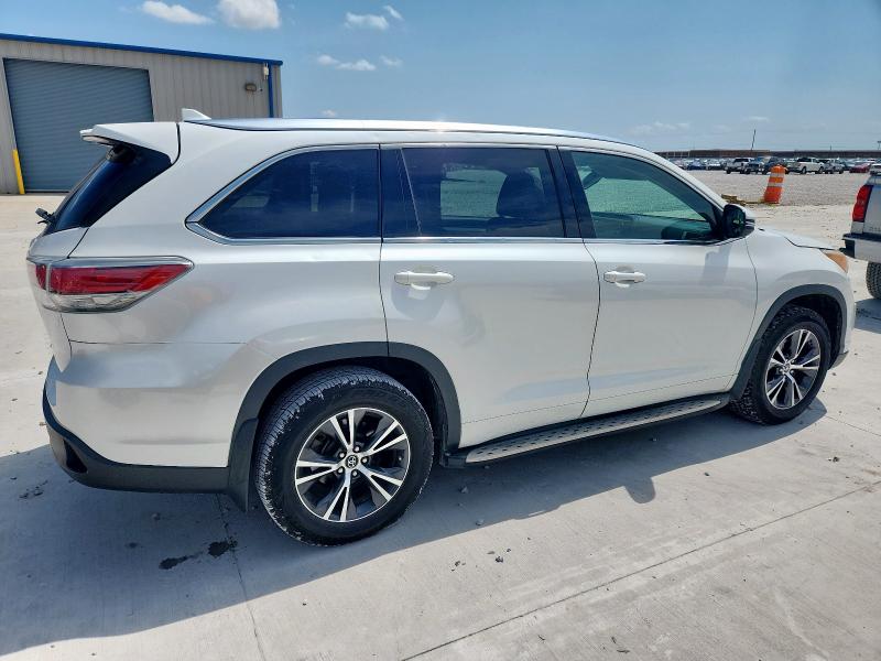 5TDKKRFH7GS159335 - 2016 TOYOTA HIGHLANDER XLE თეთრი ფოტო 3
