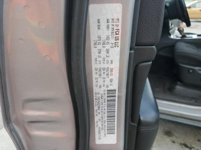 1C4RJFAG2GC338401 - 2016 JEEP GRAND CHEROKEE LAREDO SILVER photo 14