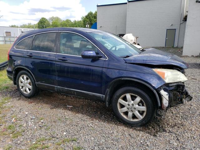 5J6RE48779L002710 - 2009 HONDA CR-V EXL BLUE photo 4