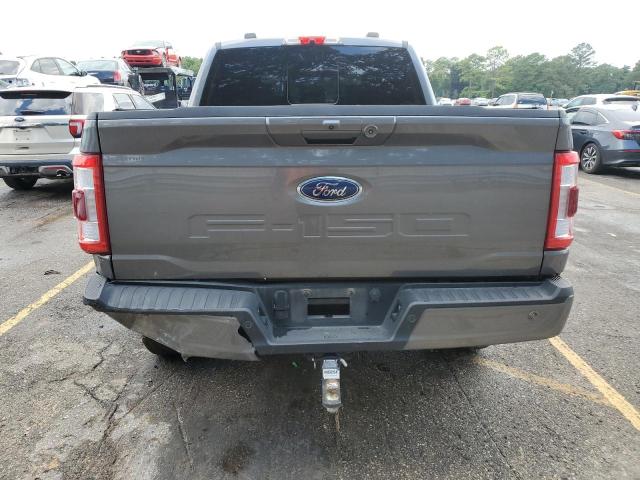 1FTFW1E57NKD88391 - 2022 FORD 150 SUPERCREW GRAY photo 6