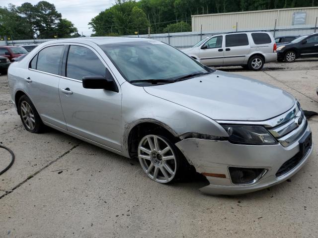 3FAHP0JGXCR155434 - 2012 FORD FUSION SEL SILVER photo 4