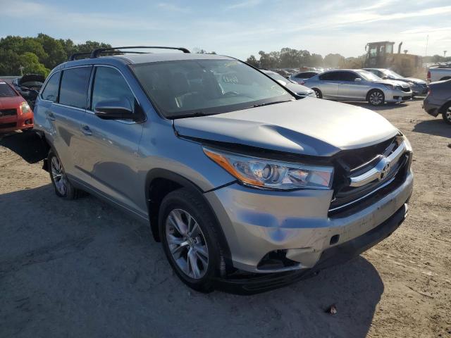 5TDBKRFH0ES009550 - 2014 TOYOTA HIGHLANDER LE GRAY photo 4