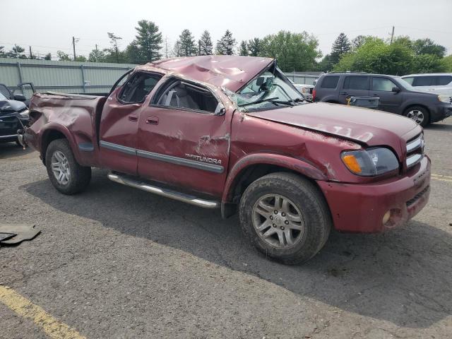 5TBRT341X4S443402 - 2004 TOYOTA TUNDRA ACCESS CAB SR5 MAROON photo 4