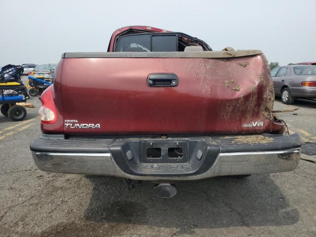5TBRT341X4S443402 - 2004 TOYOTA TUNDRA ACCESS CAB SR5 MAROON photo 6
