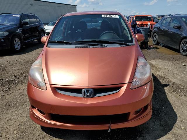 JHMGD386X7S805076 - 2007 HONDA FIT S 橙色 照片 5