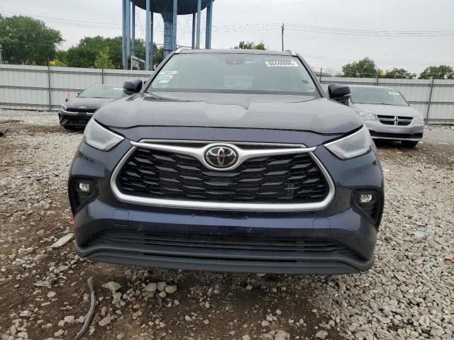 5TDHZRBH7MS557569 - 2021 TOYOTA HIGHLANDER XLE BLUE photo 5
