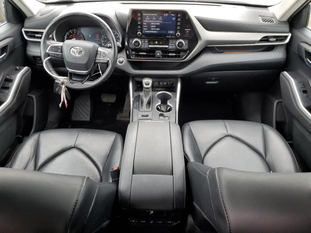 5TDHZRBH7MS557569 - 2021 TOYOTA HIGHLANDER XLE BLUE photo 8