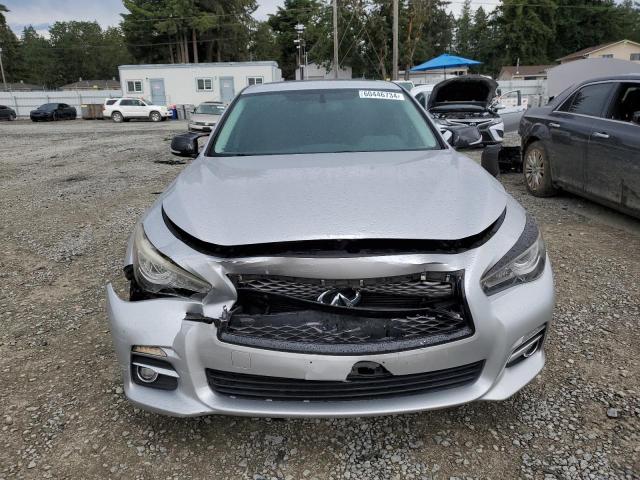 JN1BV7AP1EM680492 - 2014 INFINITI Q50 BASE SILVER photo 5