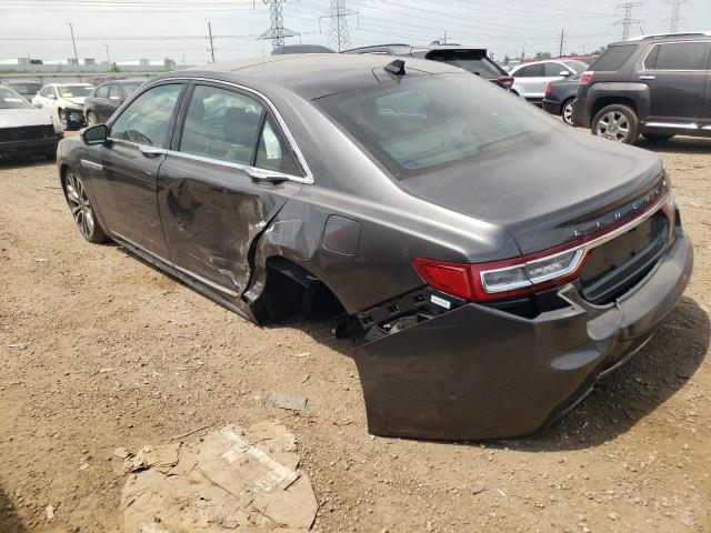 1LN6L9NP4K5611288 - 2019 LINCOLN CONTINENTA RESERVE GRAY photo 2