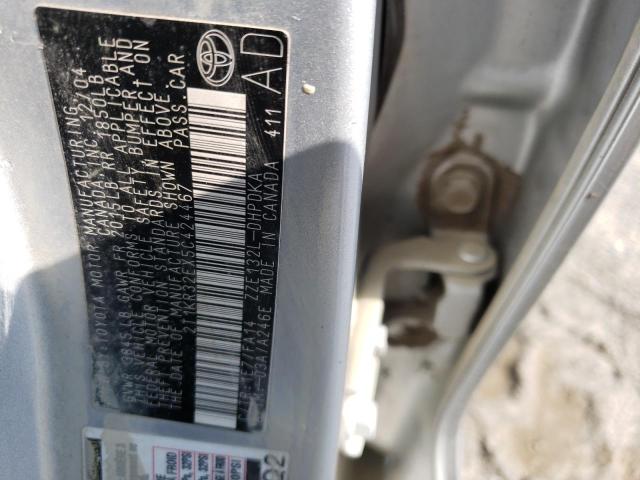 2T1KR32EX5C424467 - 2005 TOYOTA COROLLA MA XR SILVER photo 13