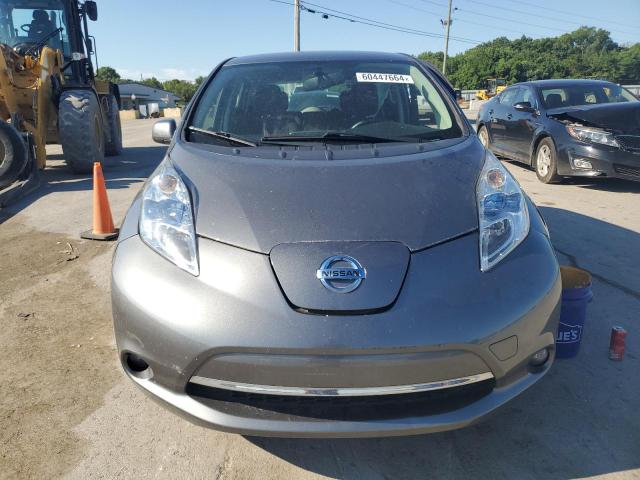 1N4AZ0CP9FC309739 - 2015 NISSAN LEAF S GRAY photo 5