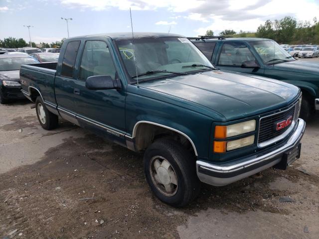 1GTEK19RXTE543001 - 1996 GMC SIERRA K1500 GREEN photo 4