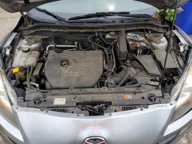 JM1BL1UF3B1376726 - 2011 MAZDA 3 I 银色 照片 11