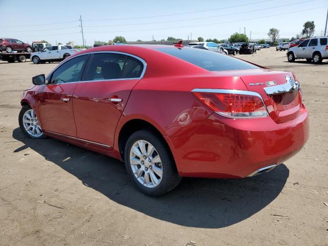 1G4GB5E3XCF302725 - 2012 BUICK LACROSSE CONVENIENCE RED photo 2