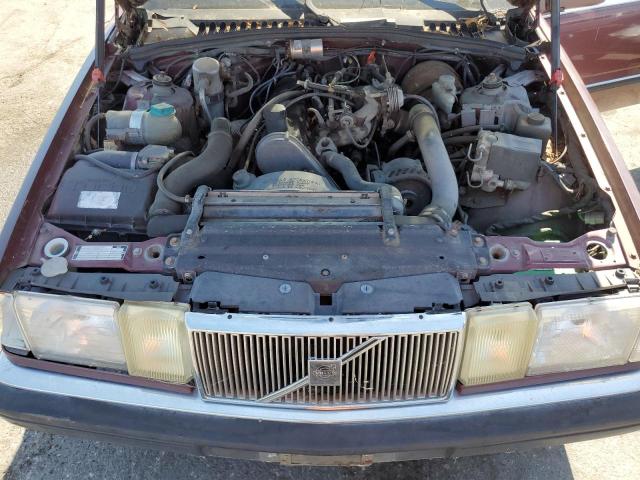 YV1GA8744K0072822 - 1989 VOLVO 760 BURGUNDY photo 11