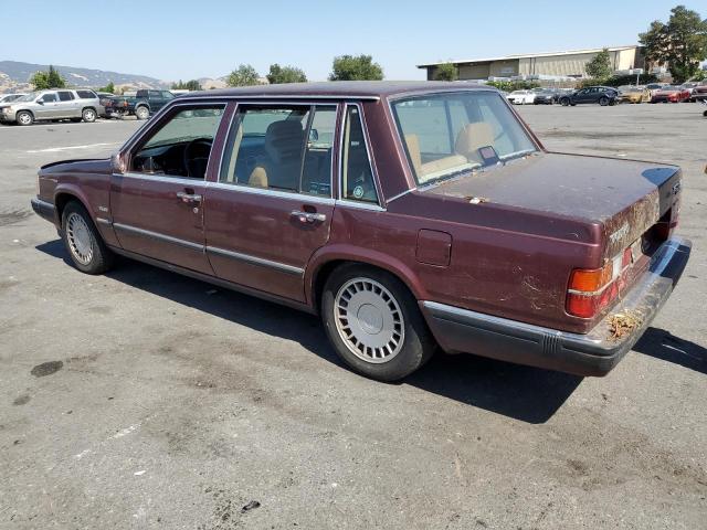 YV1GA8744K0072822 - 1989 VOLVO 760 BURGUNDY photo 2