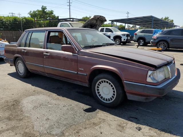 YV1GA8744K0072822 - 1989 VOLVO 760 BURGUNDY photo 4