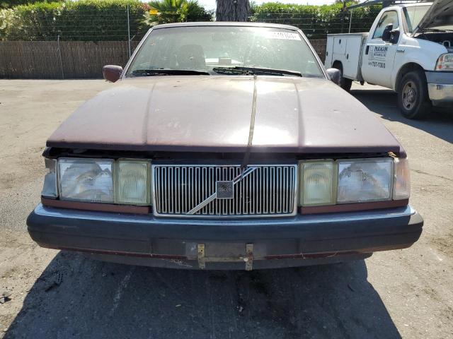 YV1GA8744K0072822 - 1989 VOLVO 760 BURGUNDY photo 5