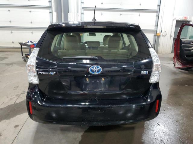 JTDZN3EU7D3283622 - 2013 TOYOTA PRIUS V BLACK photo 6