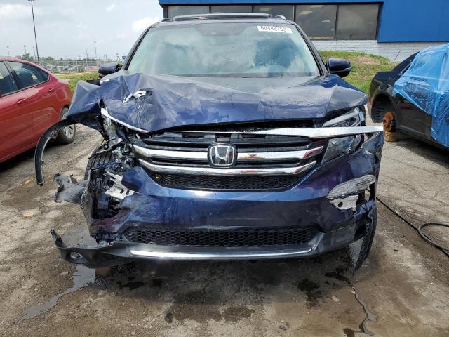 5FNYF6H00JB055592 - 2018 HONDA PILOT ELITE BLUE photo 5