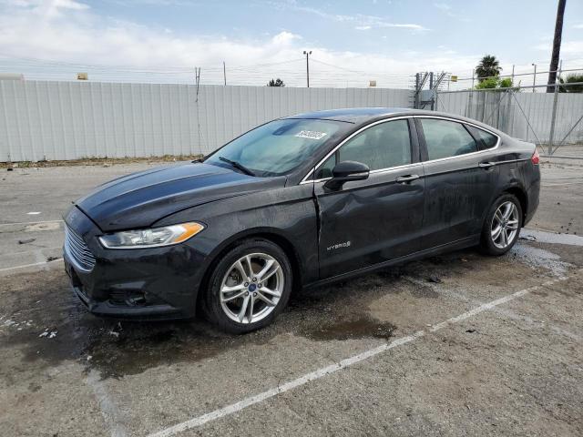 3FA6P0RU8FR247521 - 2015 FORD FUSION TITANIUM HEV BLACK photo 1