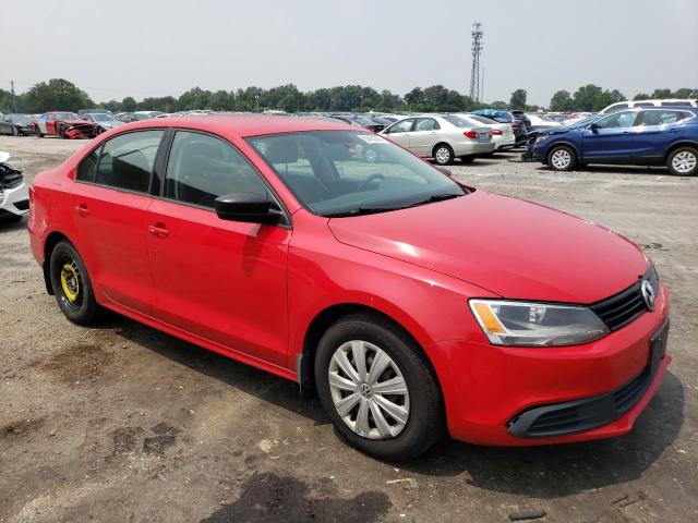 3VW2K7AJ4EM359002 - 2014 VOLKSWAGEN JETTA BASE Rot Foto 4