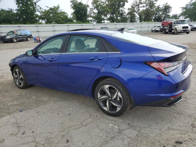 KMHLN4AJ9NU030090 - 2022 HYUNDAI ELANTRA LIMITED BLUE photo 2