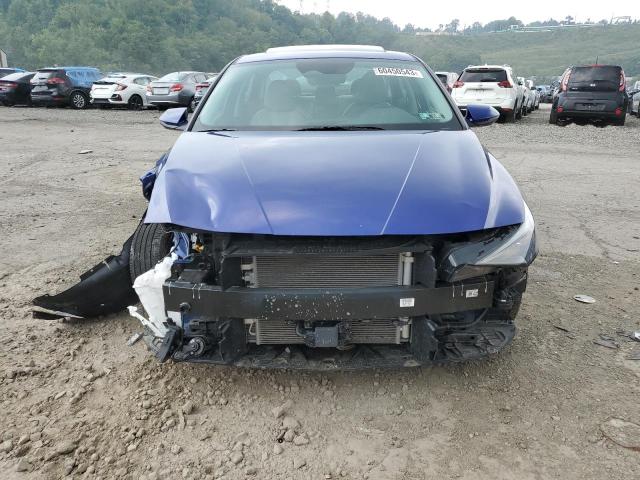 KMHLN4AJ9NU030090 - 2022 HYUNDAI ELANTRA LIMITED BLUE photo 5