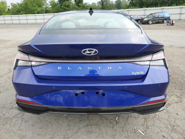 KMHLN4AJ9NU030090 - 2022 HYUNDAI ELANTRA LIMITED BLUE photo 6