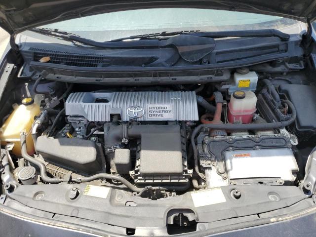 JTDKN3DU2C1581279 - 2012 TOYOTA PRIUS 灰色 照片 11