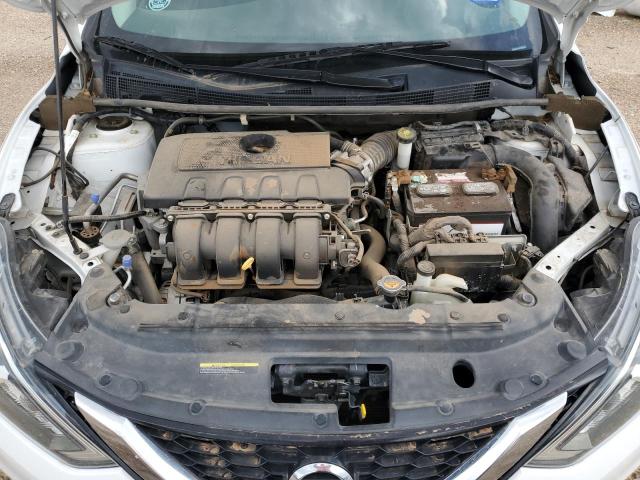 3N1AB7AP4KY363514 - 2019 NISSAN SENTRA S WHITE photo 11