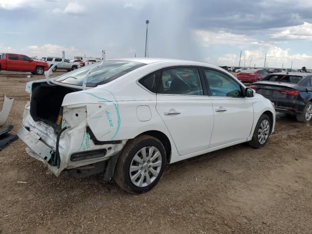 3N1AB7AP4KY363514 - 2019 NISSAN SENTRA S WHITE photo 3