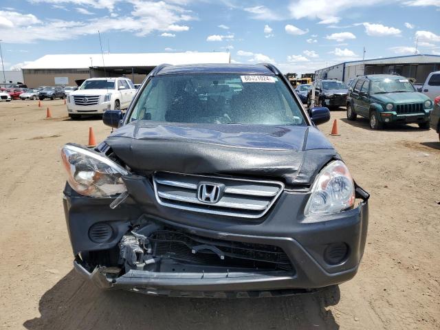 JHLRD78836C020512 - 2006 HONDA CR-V EX BLUE photo 5