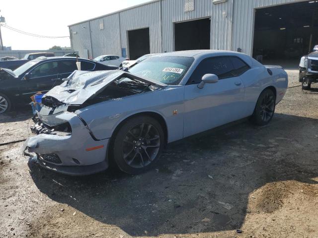 2C3CDZFJ6MH578874 - 2021 DODGE CHALLENGER R/T SCAT PACK GRAY photo 1