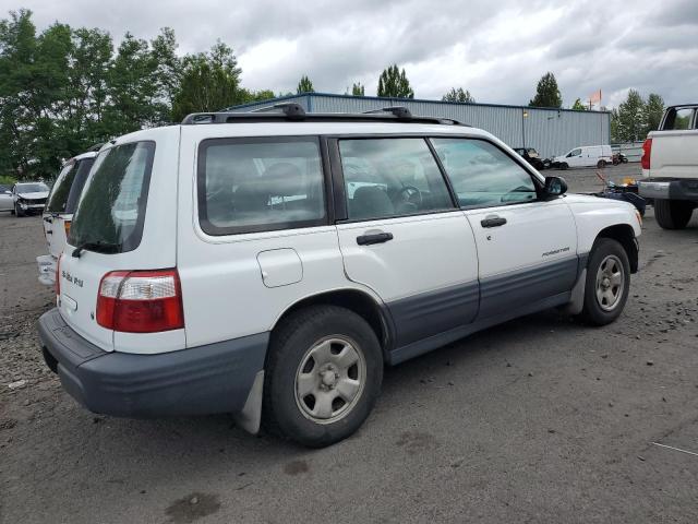 JF1SF63542G751653 - 2002 SUBARU FORESTER L WHITE photo 3