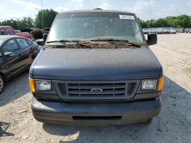 1FBSS31L73HA65743 - 2003 FORD ECONOLINE E350 SUPER DUTY WAGON BLUE photo 5