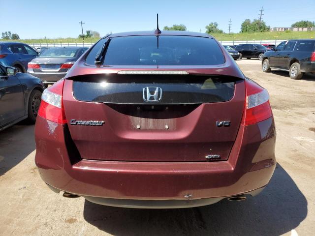 5J6TF2H56CL005160 - 2012 HONDA CROSSTOUR EXL ბურგუნდია ფოტო 6