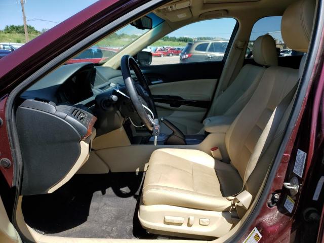 5J6TF2H56CL005160 - 2012 HONDA CROSSTOUR EXL ბურგუნდია ფოტო 7