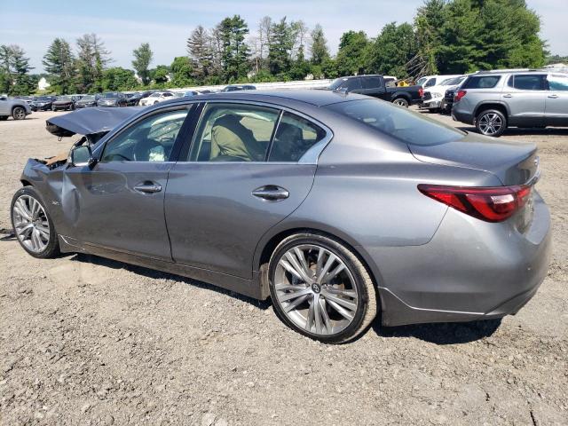 JN1EV7AP5JM357506 - 2018 INFINITI Q50 LUXE GRAY photo 2