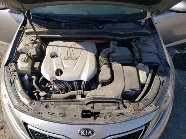 KNAGM4AD5D5050149 - 2013 KIA OPTIMA HYBRID GRAY photo 11