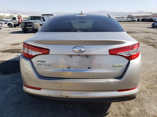 KNAGM4AD5D5050149 - 2013 KIA OPTIMA HYBRID GRAY photo 6