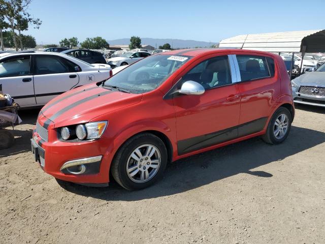 1G1JA6SH5C4118980 - 2012 CHEVROLET SONIC LS RED photo 1