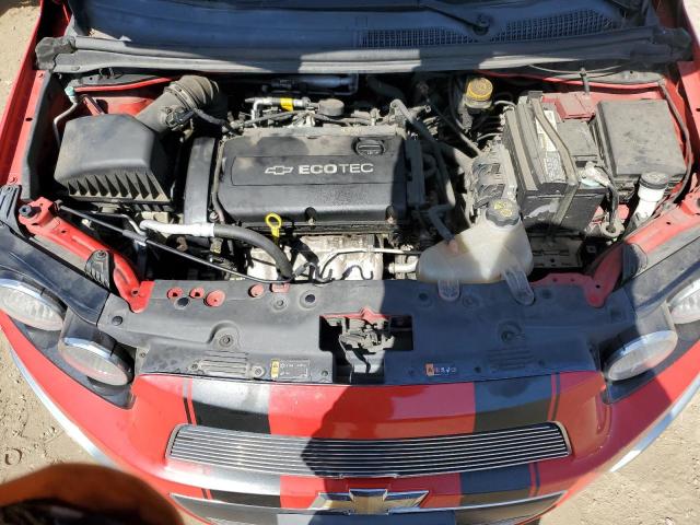 1G1JA6SH5C4118980 - 2012 CHEVROLET SONIC LS RED photo 12