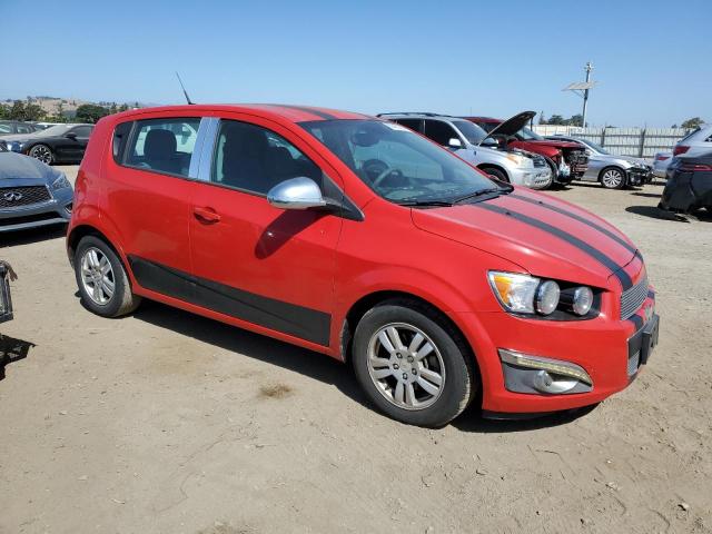 1G1JA6SH5C4118980 - 2012 CHEVROLET SONIC LS RED photo 4